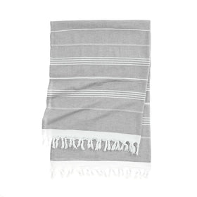 Essential Terry Turkish Towel - RT049 in Dark Grey