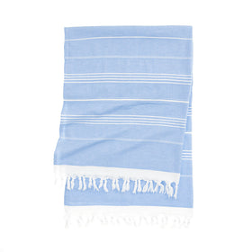 Essential Terry Turkish Towel - RT049 in Sky Blue