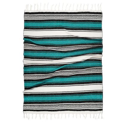 Riviera Maya Falsa Throw - Custom Decorated Sarapes  RT747