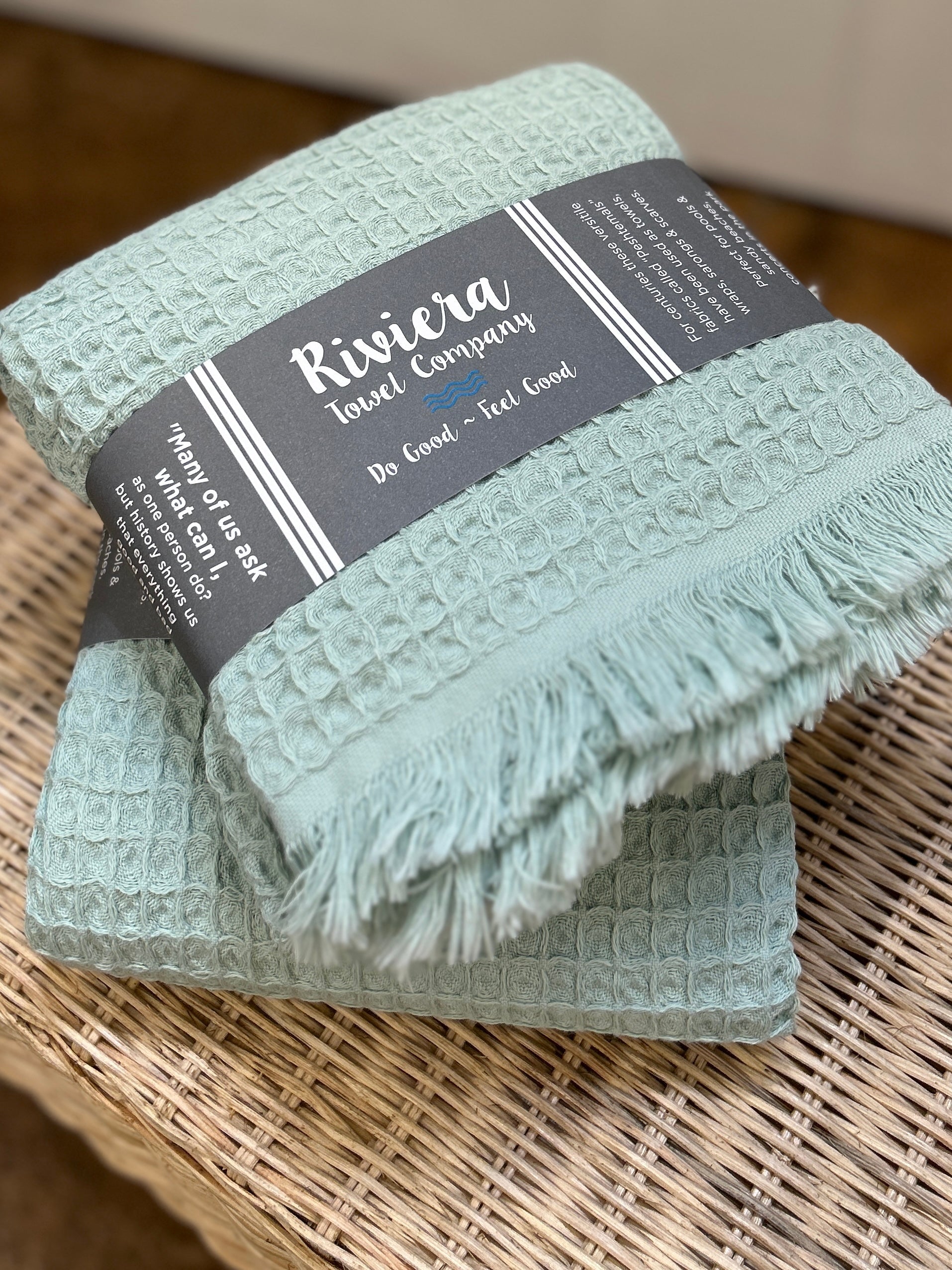 Waffle Turkish Bath Towel Soft Cotton Pocket Weave with Fast