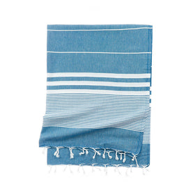 Capri Turkish Towel - RT008 in Dark Turquoise