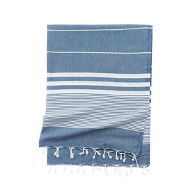 Capri Turkish Towel - RT008 in Denim Blue