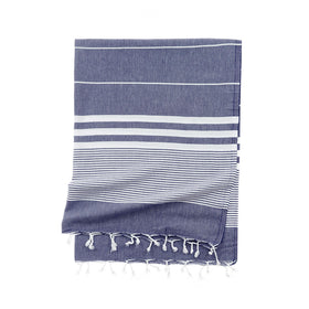 Capri Turkish Towel - RT008 in Navy