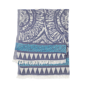 Soleil Turkish Towel - RT763 in Denim