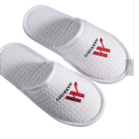 Hotel Slippers and Slides Custom Branded - RT780 in Waffle