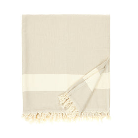 Chevron Blanket - RT810 in Beige