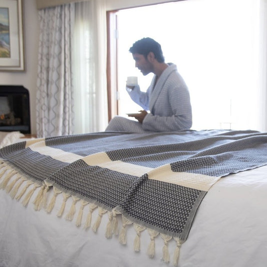 Blanket - Cross Hatch Warm Woven Blankets