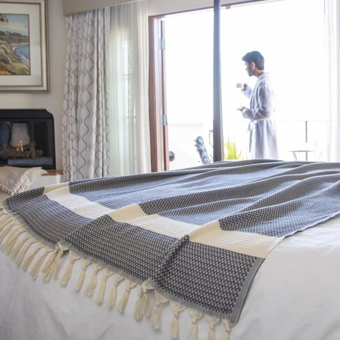Blanket - Cross Hatch Warm Woven Blankets