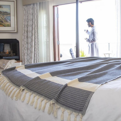 Blanket - Cross Hatch Warm Woven Blankets