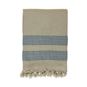 Laconi Throw Blanket in Aegean Blue