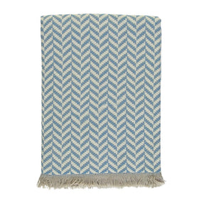 Palermo Throw Blanket - RT888 in Aegean Blue