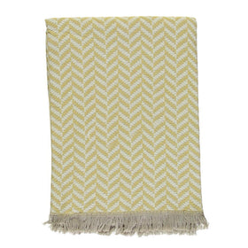 Palermo Throw Blanket - RT888 in Mustard
