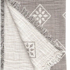 Torino Throw Blanket -RT042 in Beige