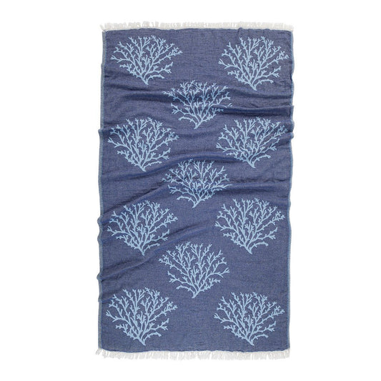 Coral Reef Turkish Towel - The Riviera Towel Company