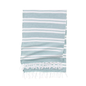 Corniglia Terry Turkish Beach Towel - RT143 in Sage Green