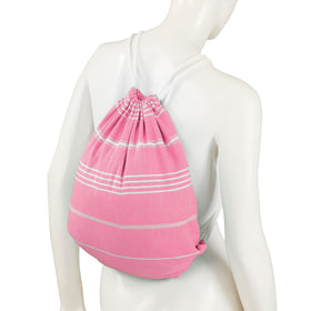 Essential Turkish Drawstring Bag - RT817 in Hot Pink