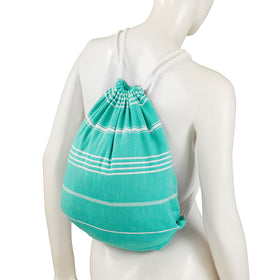 Essential Turkish Drawstring Bag - RT817 in Sea Green