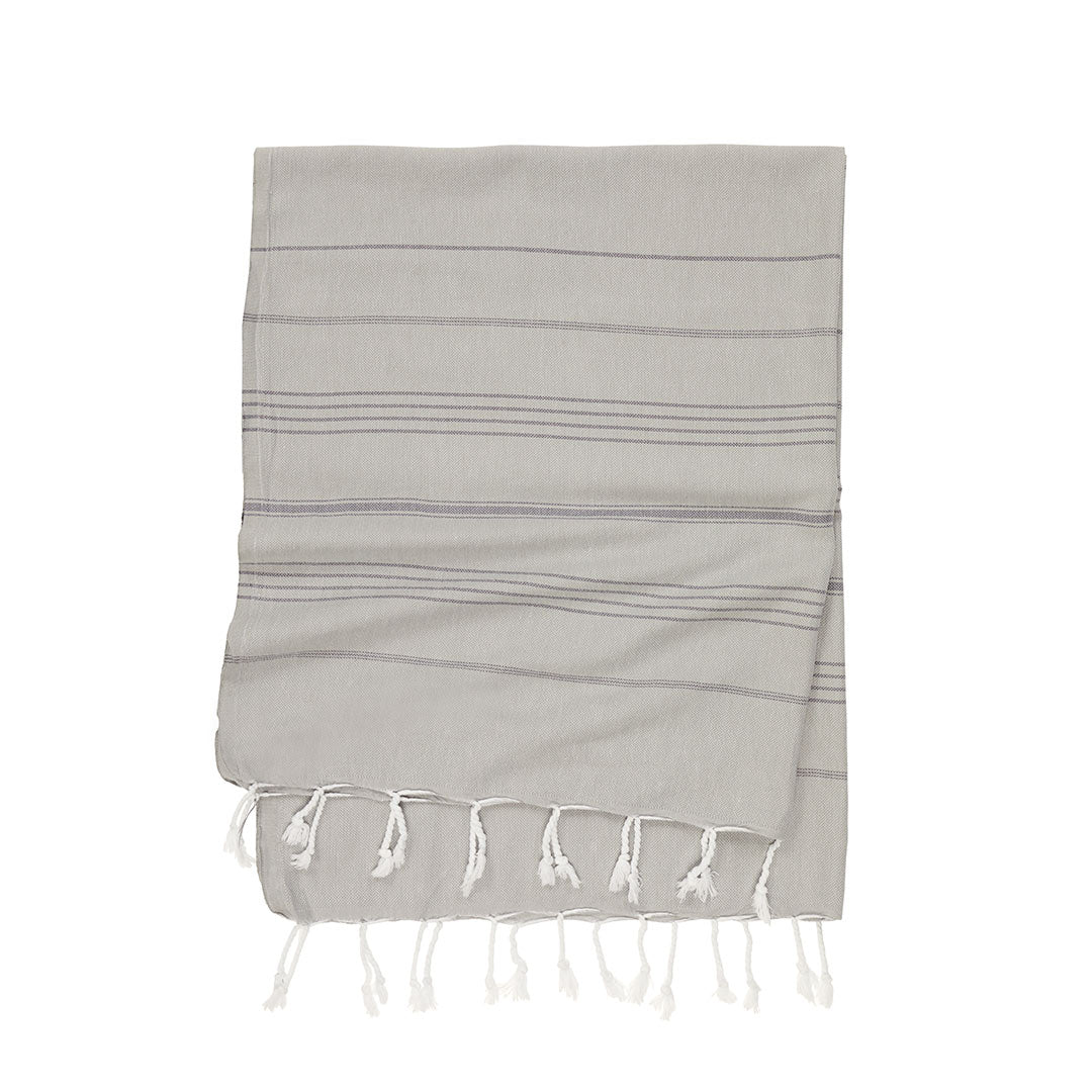 Essential III - Double Color Stripe Turkish Towel - The Riviera Towel Company