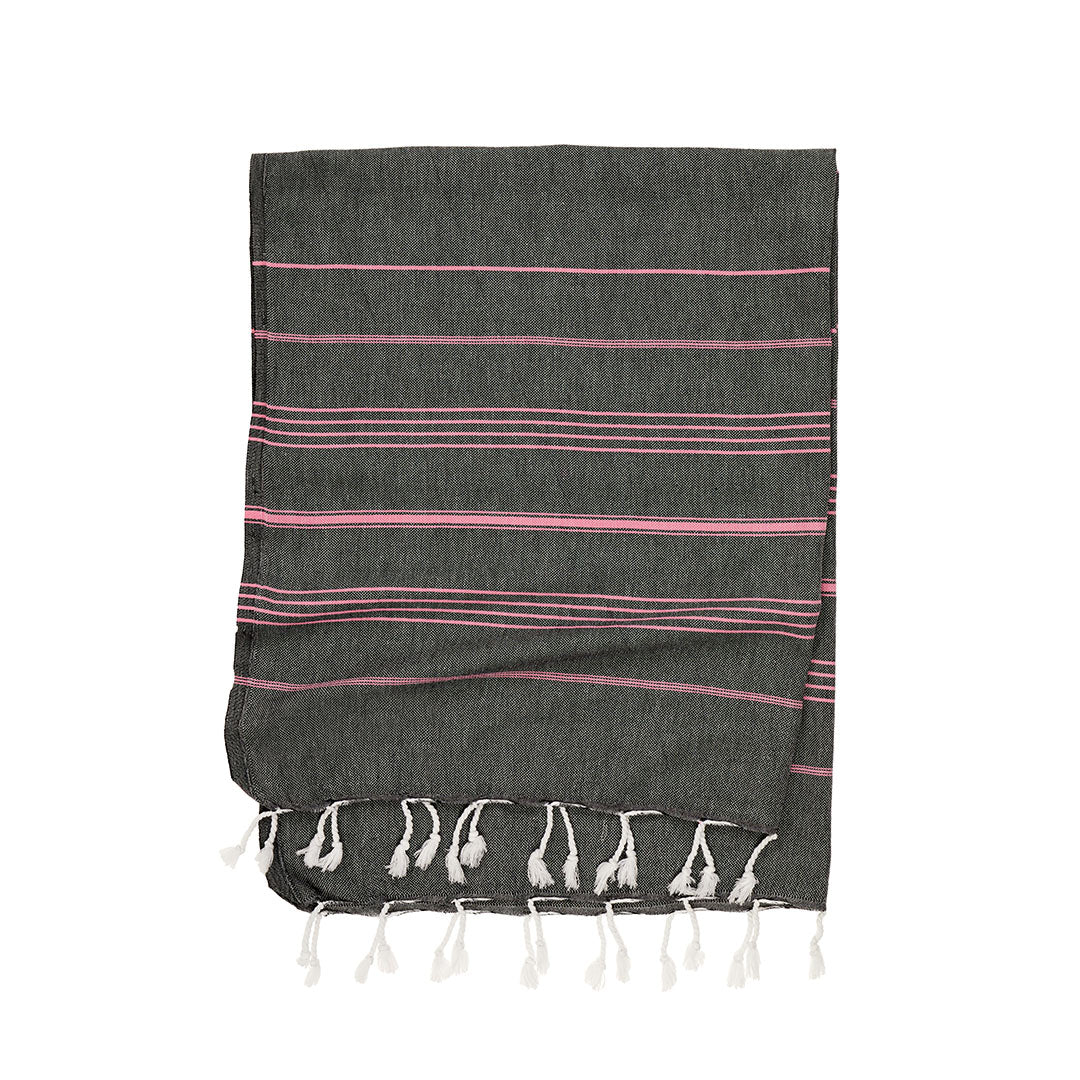 Essential III - Double Color Stripe Turkish Towel - The Riviera Towel Company