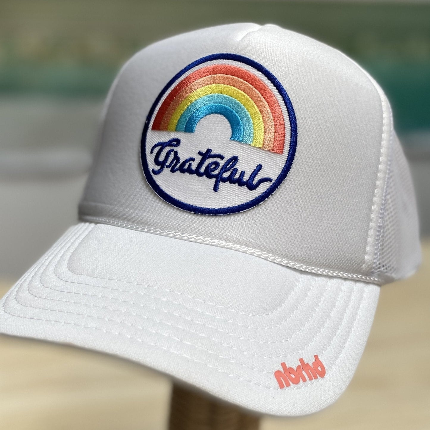 Grateful Patch Trucker Hat - The Riviera Towel Company