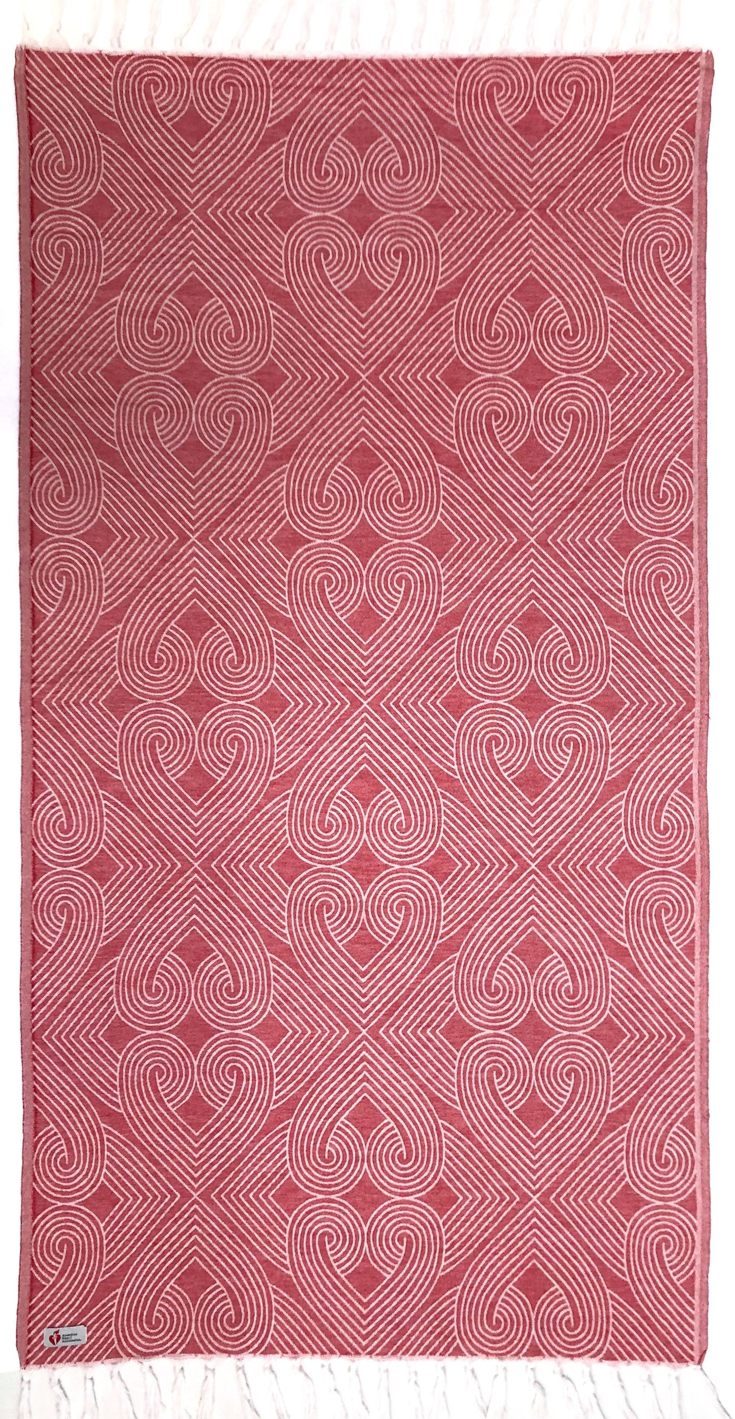 Infinite Hearts Wrap Turkish Towel - The Riviera Towel Company