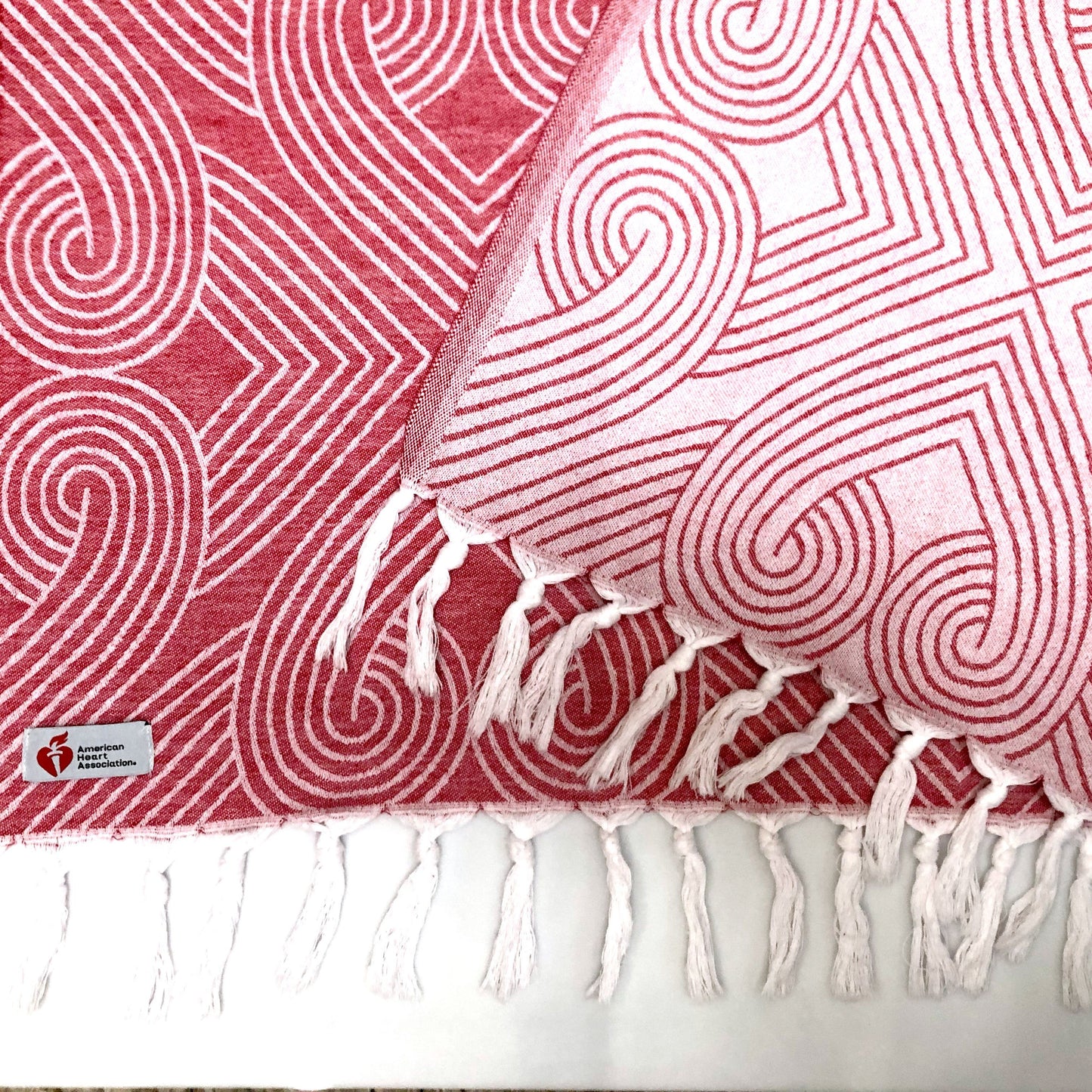 Infinite Hearts Wrap Turkish Towel - The Riviera Towel Company