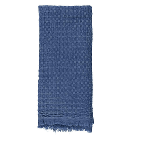 Liguria Vintage Waffle Towel - RT030 in Cobalt