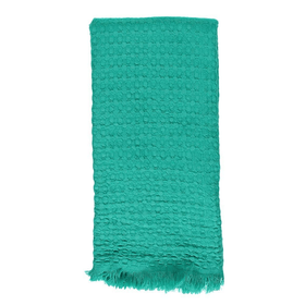 Liguria Vintage Waffle Towel - RT030 in Jade