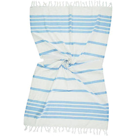 Marbella Turkish Towels - RT024 in Sky Blue