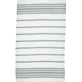 Marbella Turkish Towels - RT024 in Dark Grey
