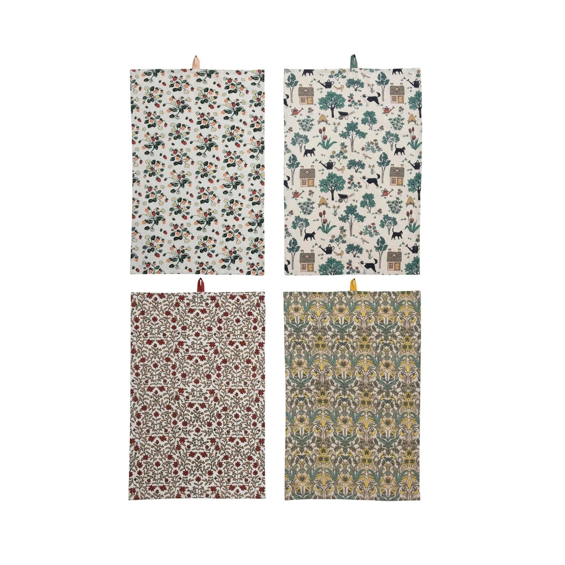 Printed Tea Towels with Pattern