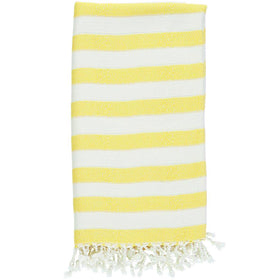 Rapallo Bamboo Turkish Towel - RT034 in Yellow