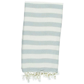 Rapallo Bamboo Turkish Towel - RT034 in Light Grey