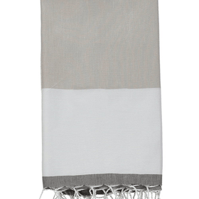 Savona Turkish Towels - RT013 in Beige/Brown