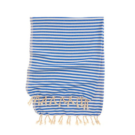 Antibes Turkish Towel- RT017 in Royal Blue/White