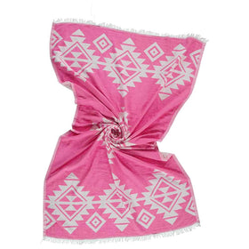 Cadiz Dual Layer Towels - RT018 in Hot Pink