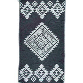Cadiz Dual Layer Towels - RT018 in Black