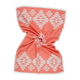 Cadiz Dual Layer Towels - RT018 in Coral
