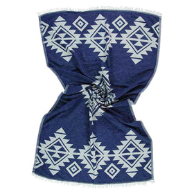 Cadiz Dual Layer Towels - RT018 in Navy