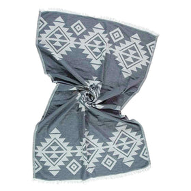 Cadiz Dual Layer Towels - RT018 in Dark Grey