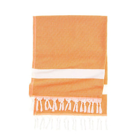 Diamond Turkish Towel RT019 in Orange