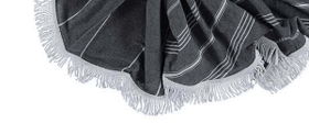 Essential Round Towels - RT890 in Black