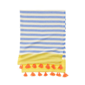 Portofino Tassel Towel - RT080 in Blue Yellow