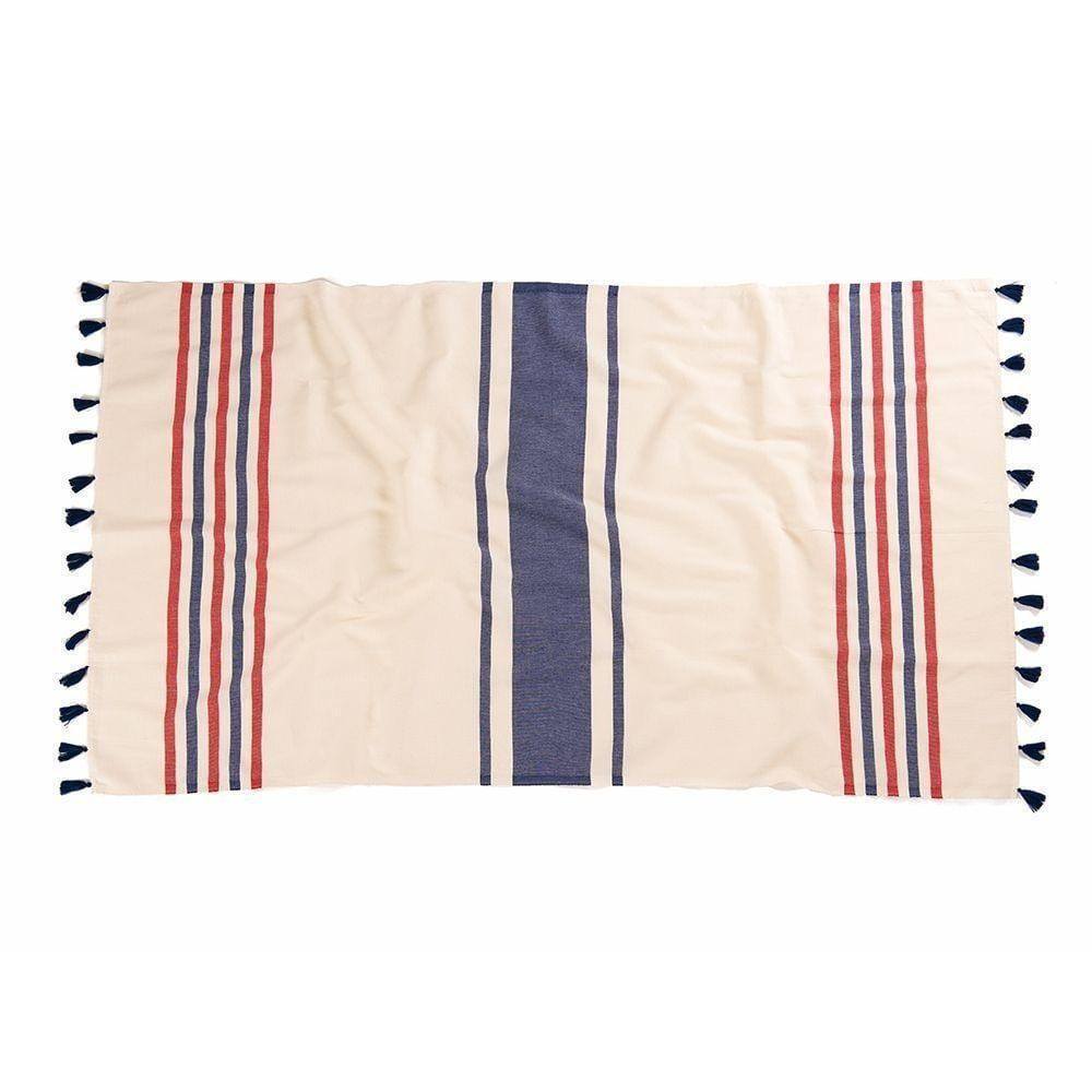 Portofino Tassel Towel - The Riviera Towel Company