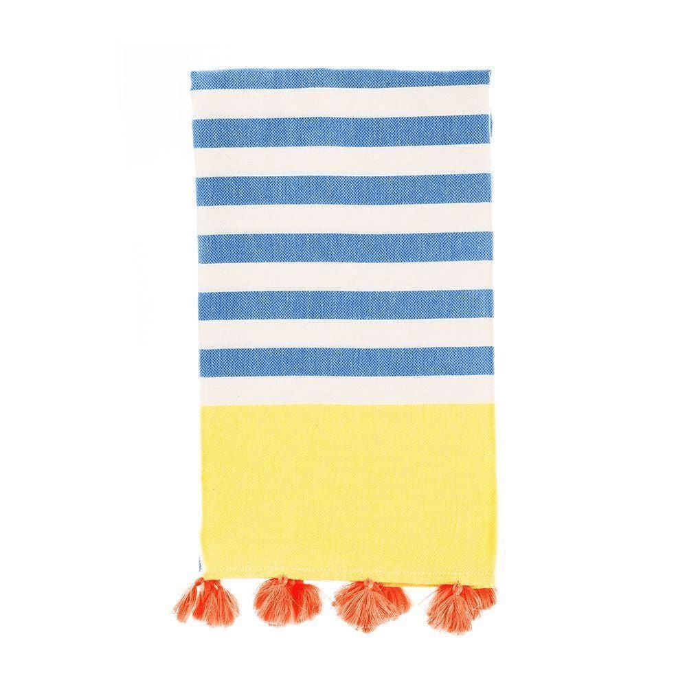 Portofino Tassel Towel - The Riviera Towel Company