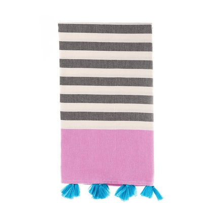 Portofino Tassel Towel - The Riviera Towel Company
