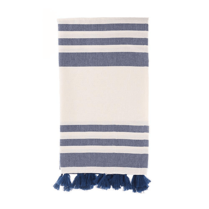 Portofino Tassel Towel - The Riviera Towel Company