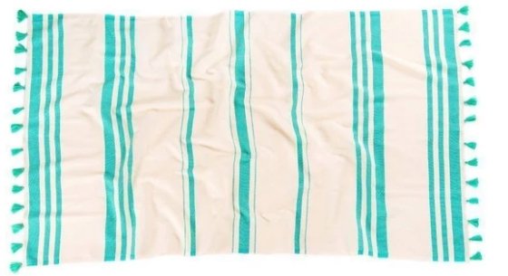 Portofino Tassel Towel - The Riviera Towel Company