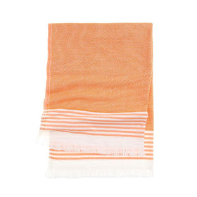 Calabria Turkish Towels -  RT027 in Orange
