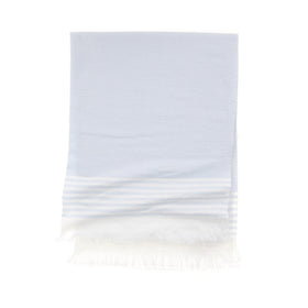 Calabria Turkish Towels -  RT027 in Ice Blue